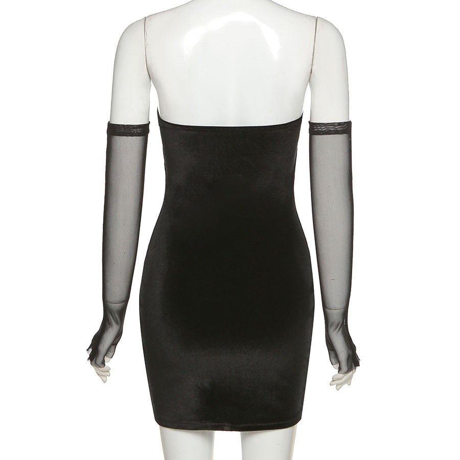 Zeta | Backless mini jurk